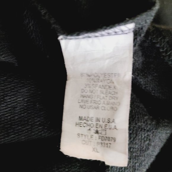 Roolee Nursing Dress XL Black Knit Short Sleeve Pullover Midi Shift - Picture 5 of 5